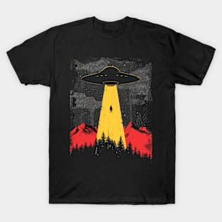 area 51, aliens, resident alien, abduction, alien invasion, ufo, sci fi, extraterrestrial, space, roswell, flying saucer, ufos T-Shirt